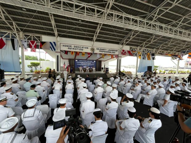 The annual maritime exercise between the US and the Philippines navies formally begins through a ceremony in Philippine Navy headquarters in Manila on Monday. | PHOTO: John Eric Mendoza/INQUIRER.net 