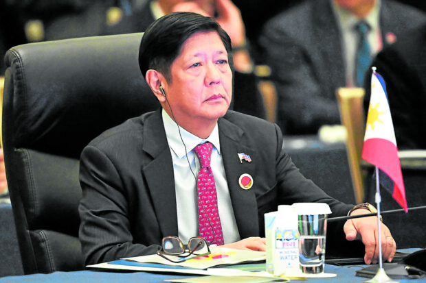 PHOTO: President Ferdinand Marcos Jr. STORY: Marcos hopes joint drills in WPS will end China attacks