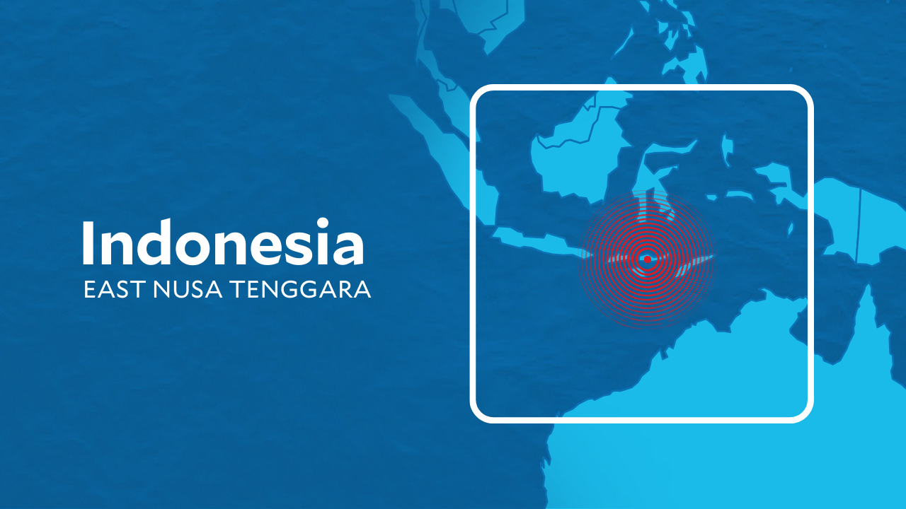 A 6.1 magnitude earthquake strikes East Nusa Tenggara, Indonesia