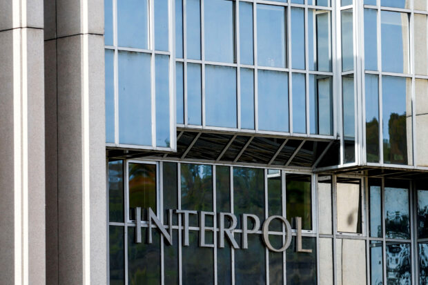 A view shows the International Criminal Police Organization (INTERPOL) headquarters in Lyon