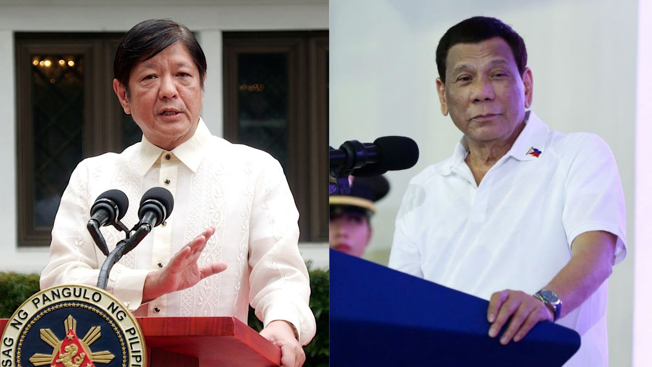 President Ferdinand “Bongbong” Marcos Jr. and former President Rodrigo Duterte.