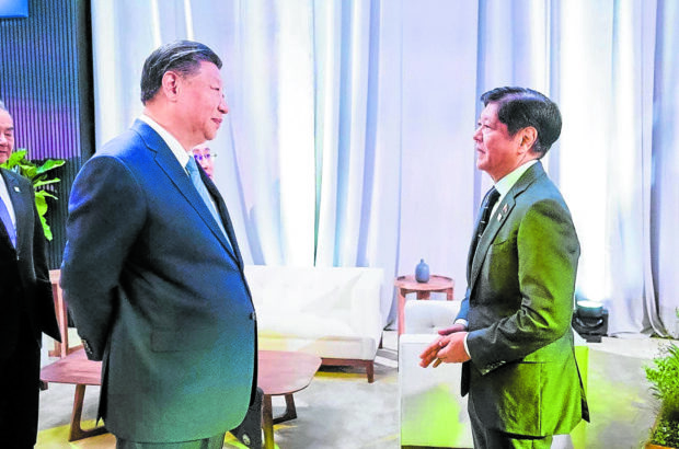 President Marcos, seen here with Chinese President Xi Jinping