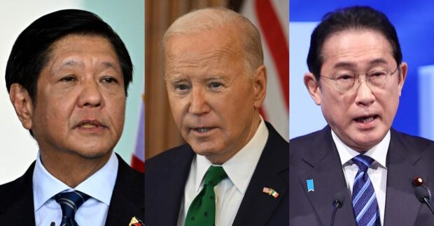 President Marcos —AFP PHOTOS                            Joe Biden                             Fumio Kishida us trilateral japan ph