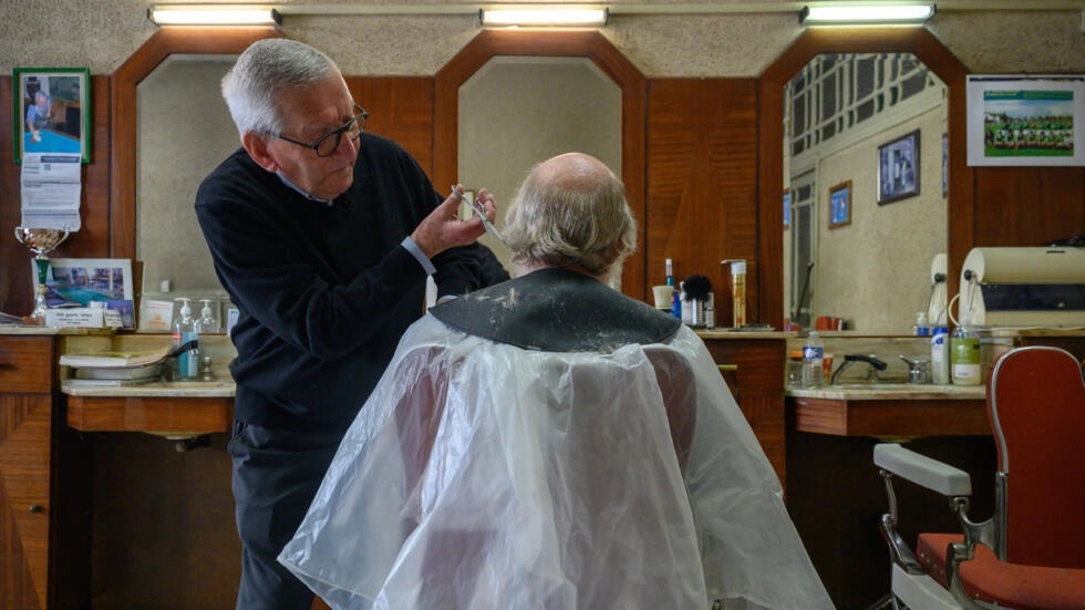 Roger Amilhastre could be France's oldest barber 