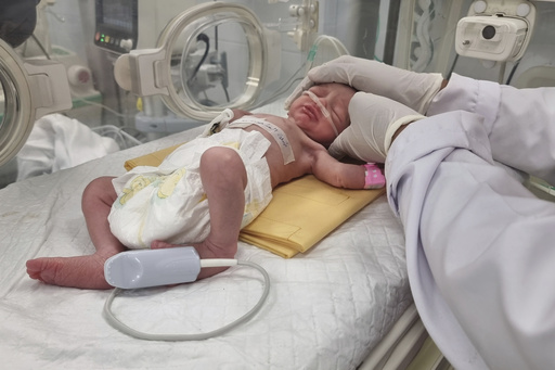 Gaza baby born an orphan in urgent C-section after Israeli strike