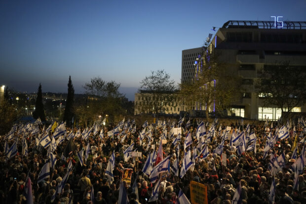 Israelis stage largest protest since war began to pressure Netanyahu 
