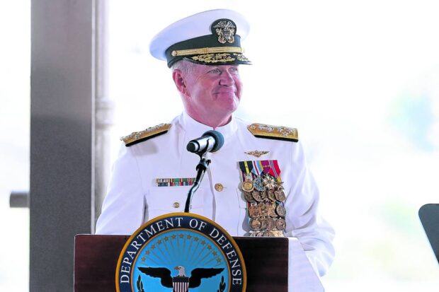 US command rites take on sharp tone over China’s ‘troubling actions’