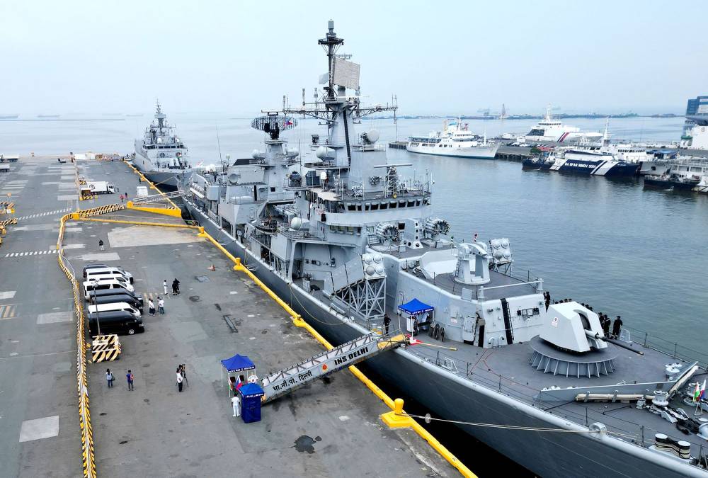 3 Indian warships in Manila on goodwill visit
