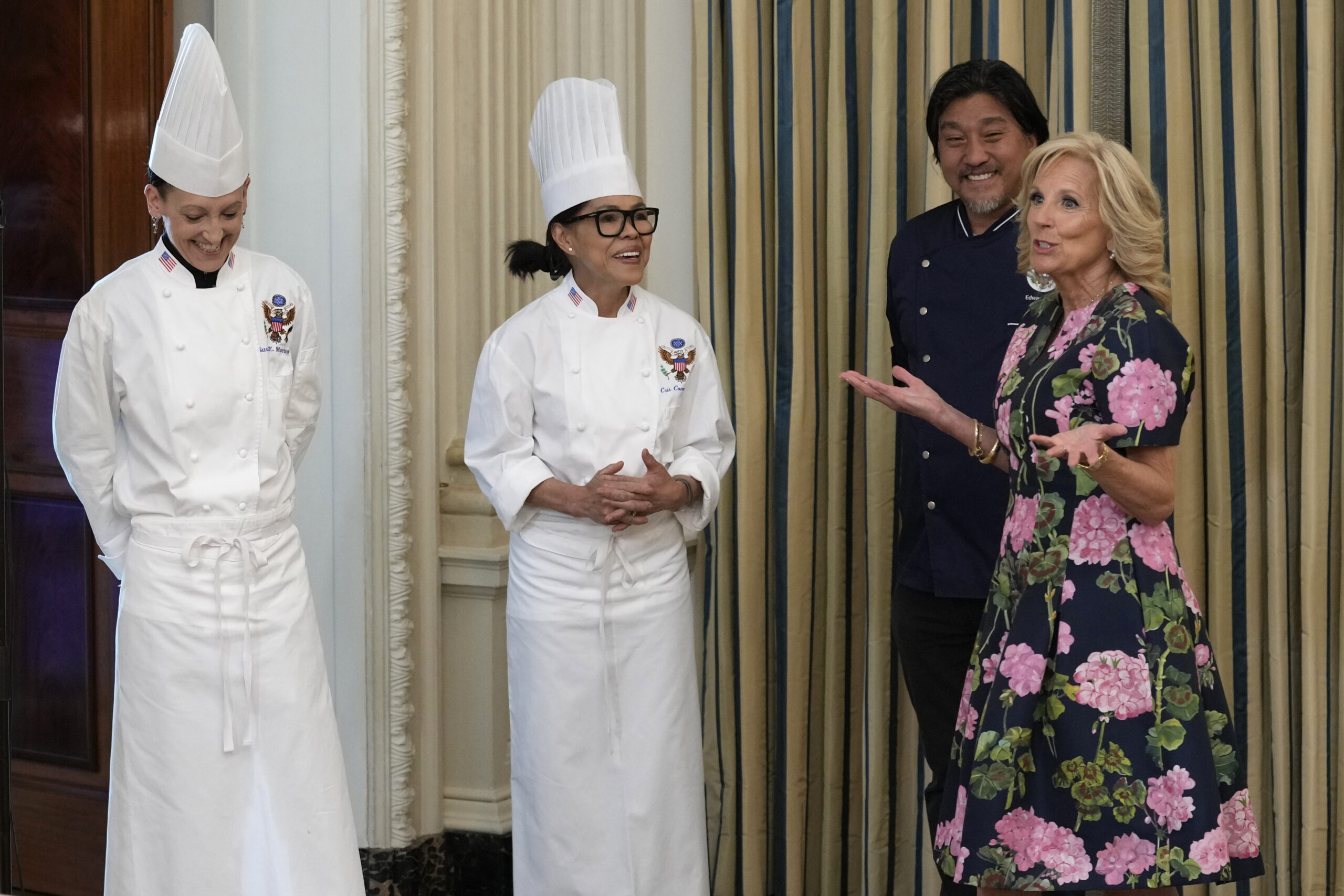 Female White House chef duo