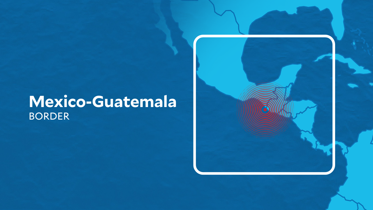 Un sismo de magnitud 6.4 sacudió la frontera entre México y Guatemala