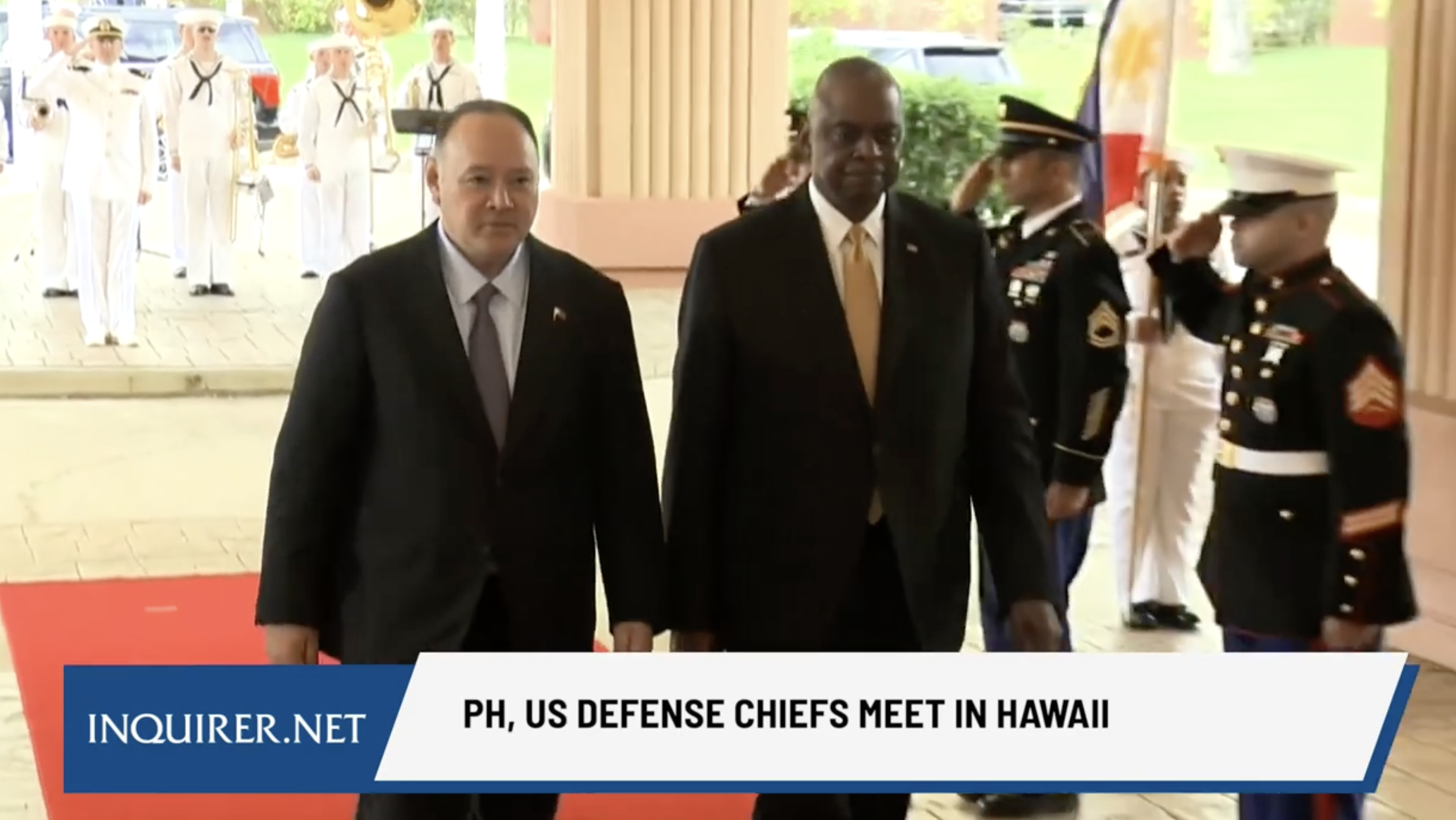 United States Defense Secretary Lloyd Austin III on Friday slammed China’s “irresponsible” actions in the West Philippine Sea, which led to property damage and injuries to the country’s naval personnel.