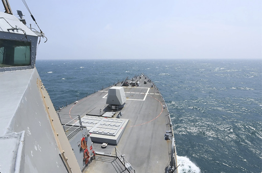 China criticizes US for ship’s passage through Taiwan Strait