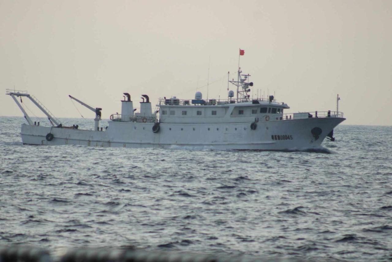 One of the Chinese vessels spotted off Itbayat, Batanes.