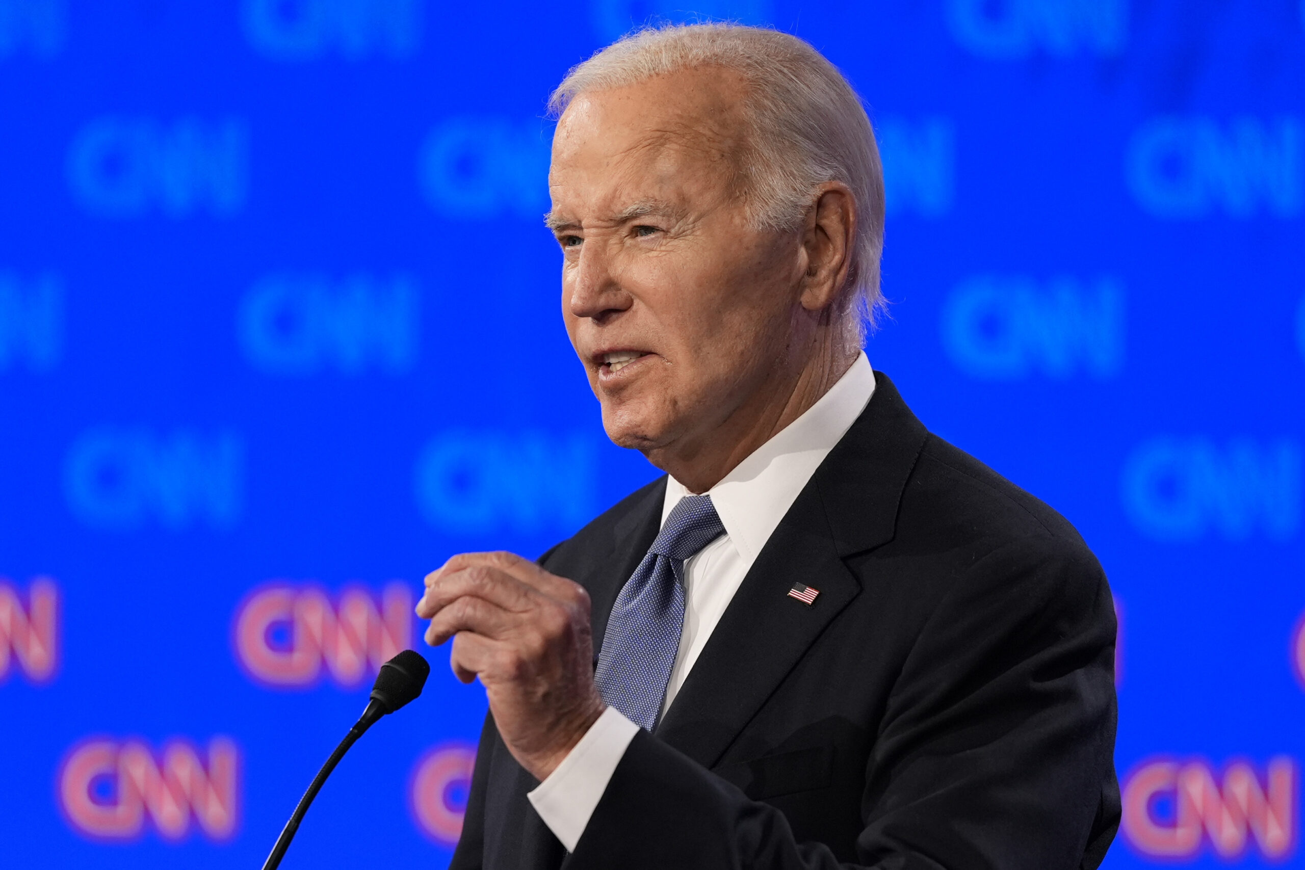 Biden admits debate fumbles but declares he will defend democracy