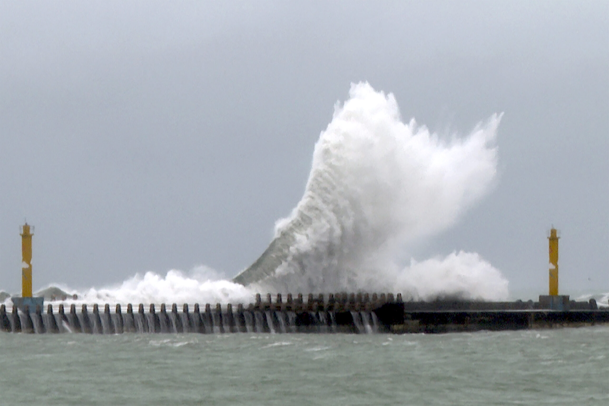 Taiwan sees flooding and landslides from Typhoon Gaemi