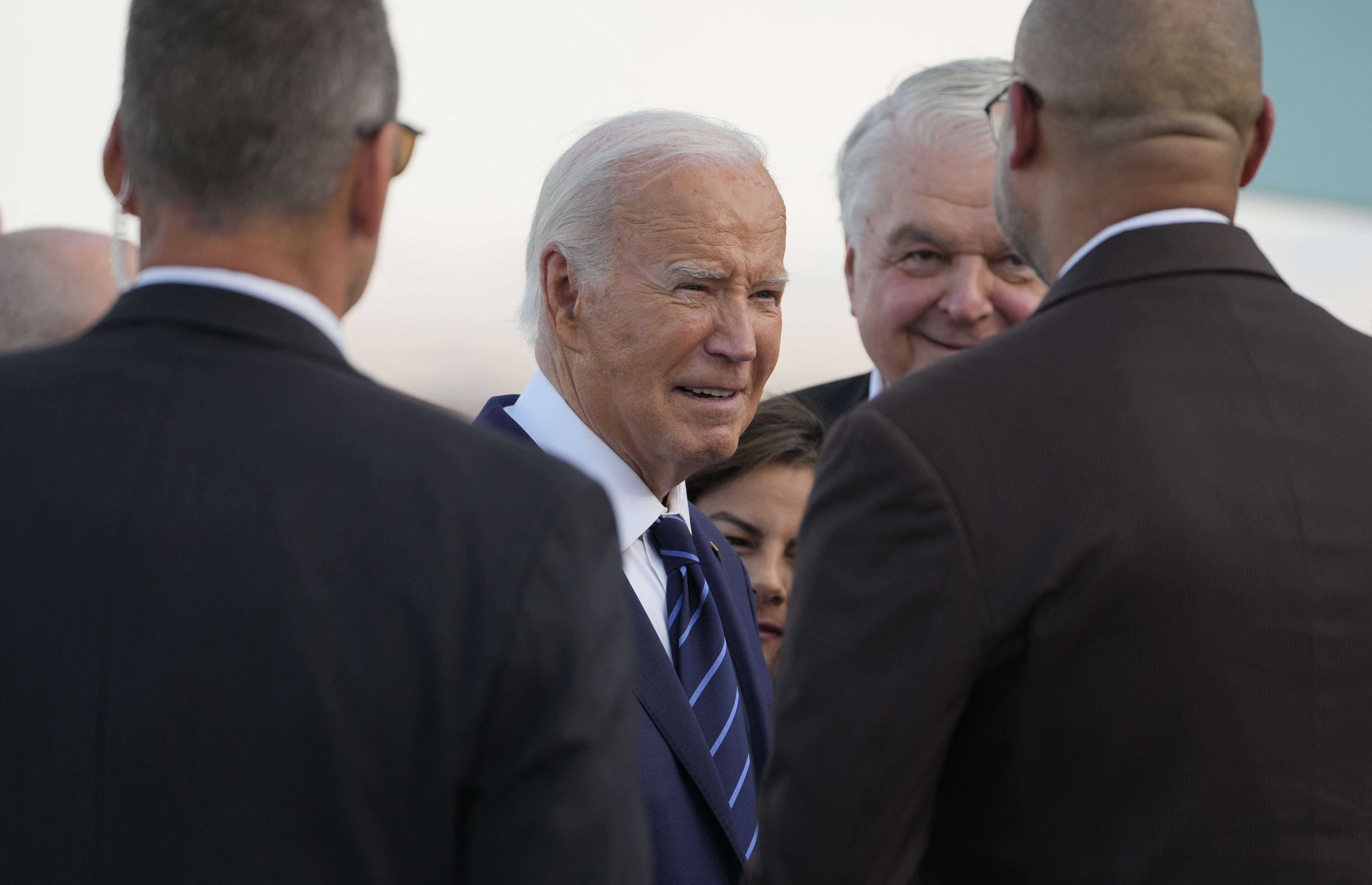 Biden campaign upended by Trump shooting, for now