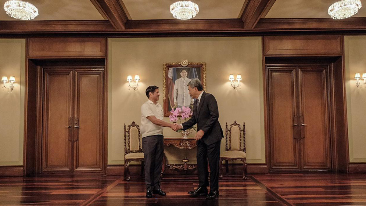Malaysian Foreign Minister Dato’ Seri Utama Haji Mohamad Bin Haji Hasan pays courtesy call to President Ferdinand Marcos Jr. at Malacañang