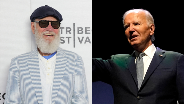 David Letterman headlines Biden fundraiser with Hawaii gov on July 29