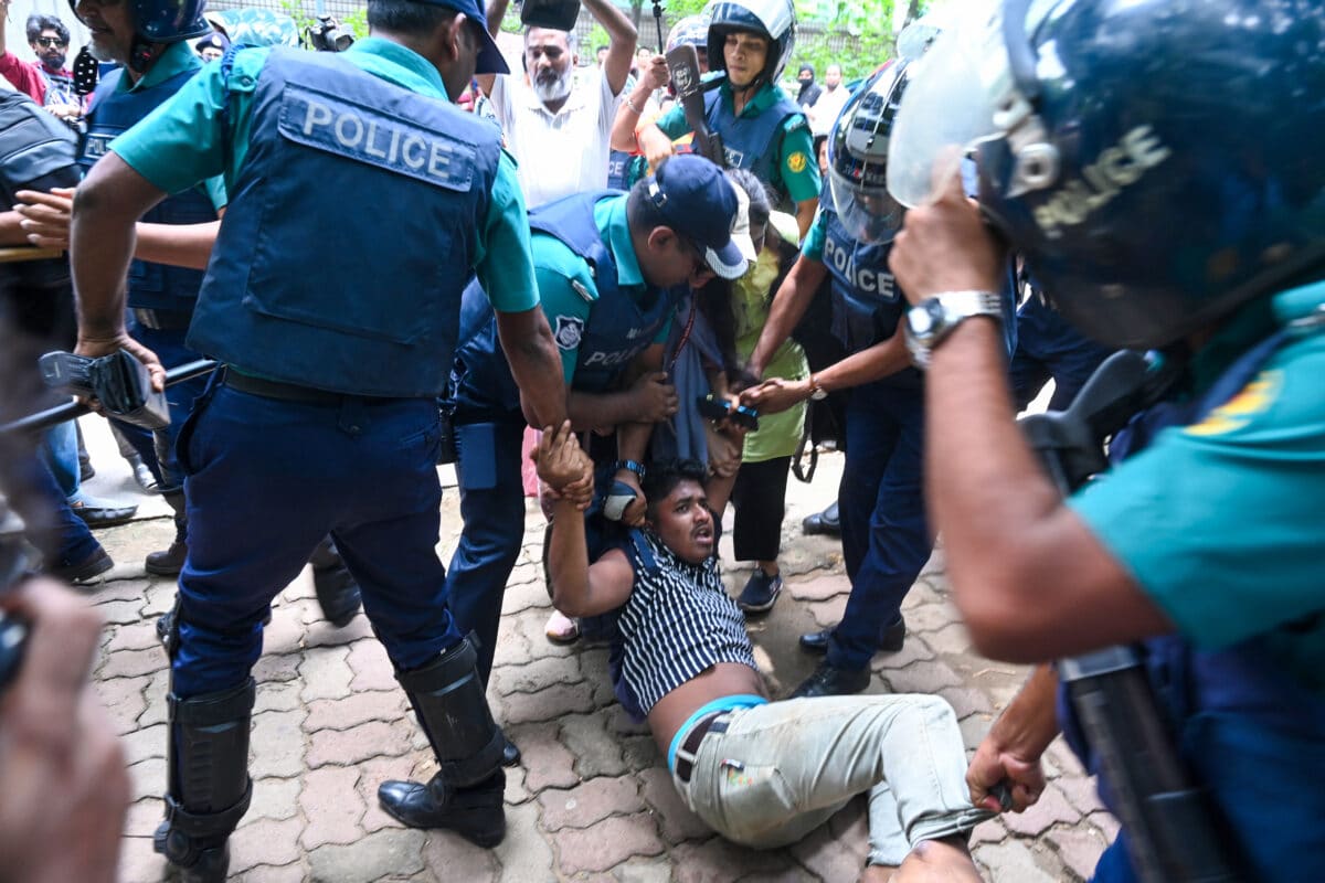 BANGLADESH-UNREST-STUDENTS