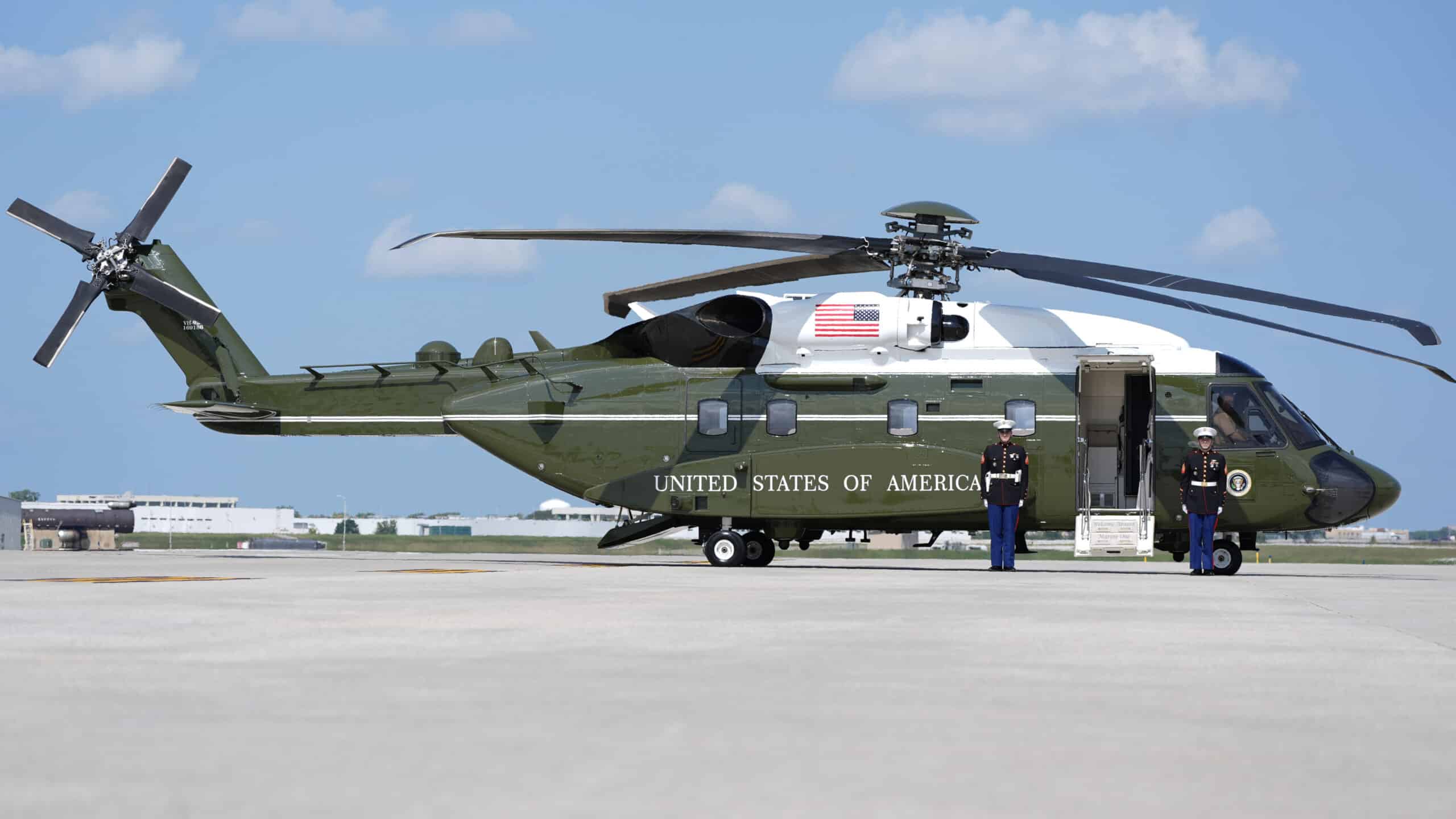 Biden takes inaugural flight in long-delayed new 'Marine One' helicopter