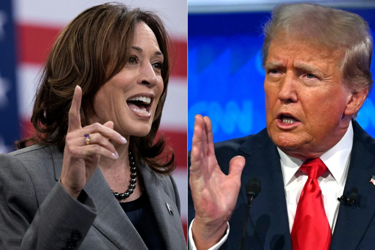 Biden, Harris warn of Trump threat to democracy as election looms