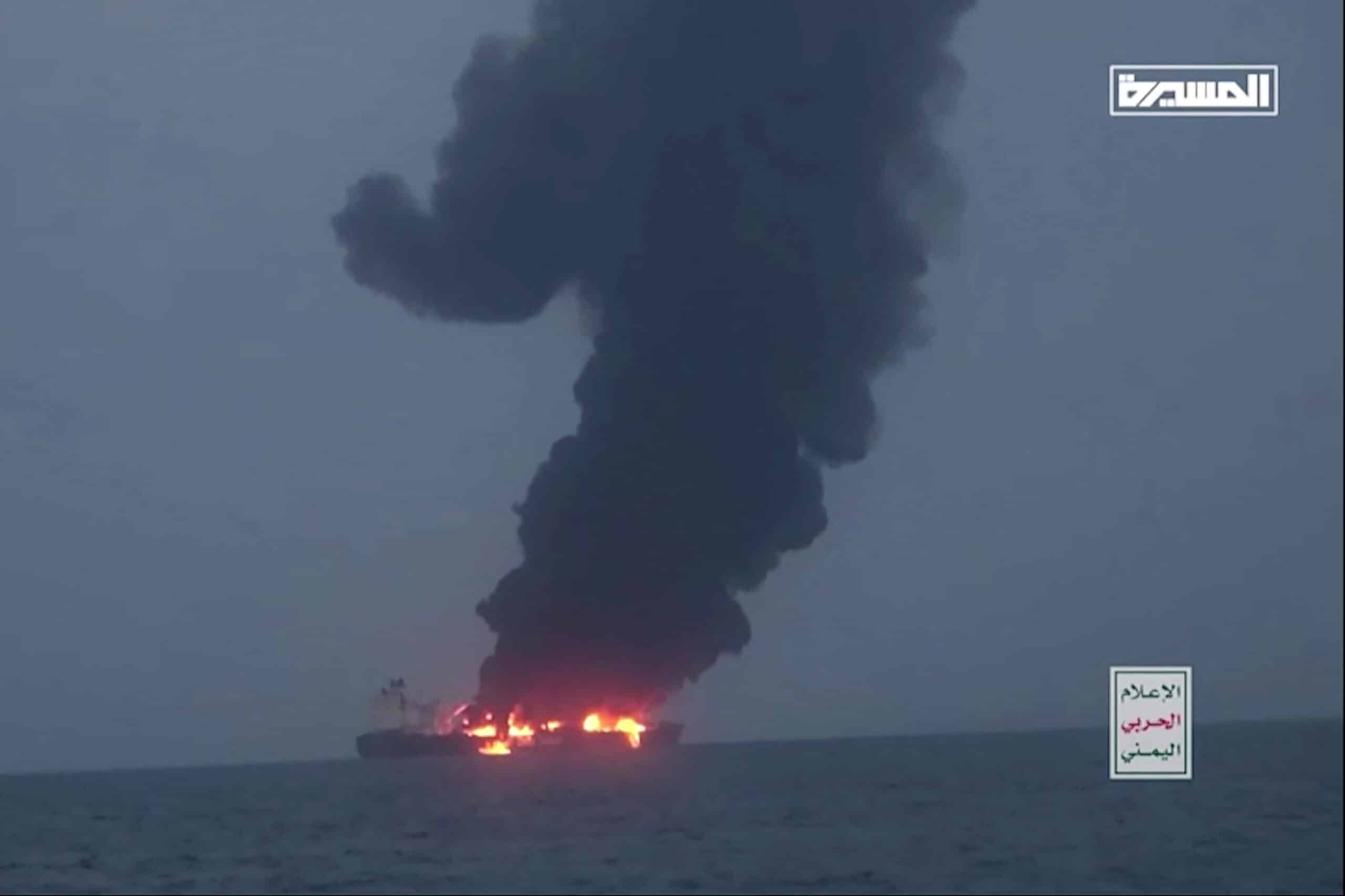 Houthi-struck oil tanker could spill 'million barrels,' US warns