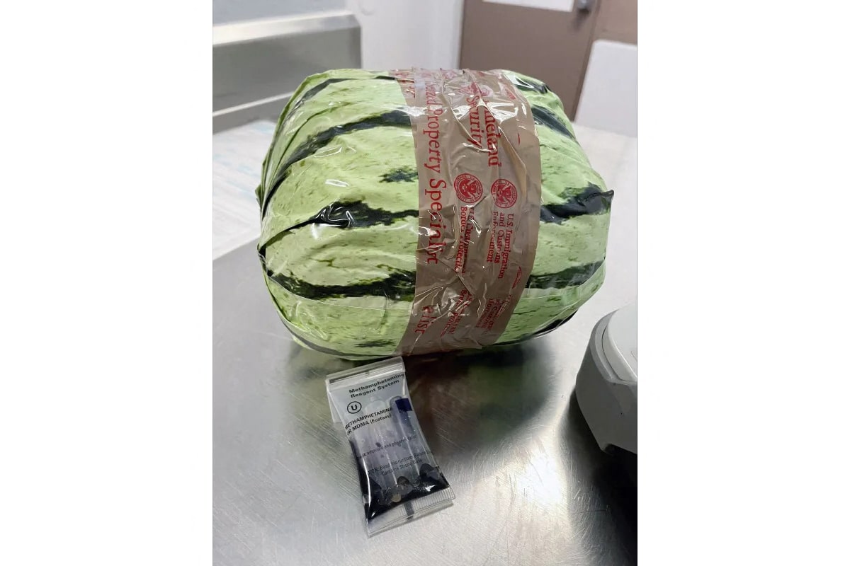 Strange produce: smugglers disguise meth as melons in US