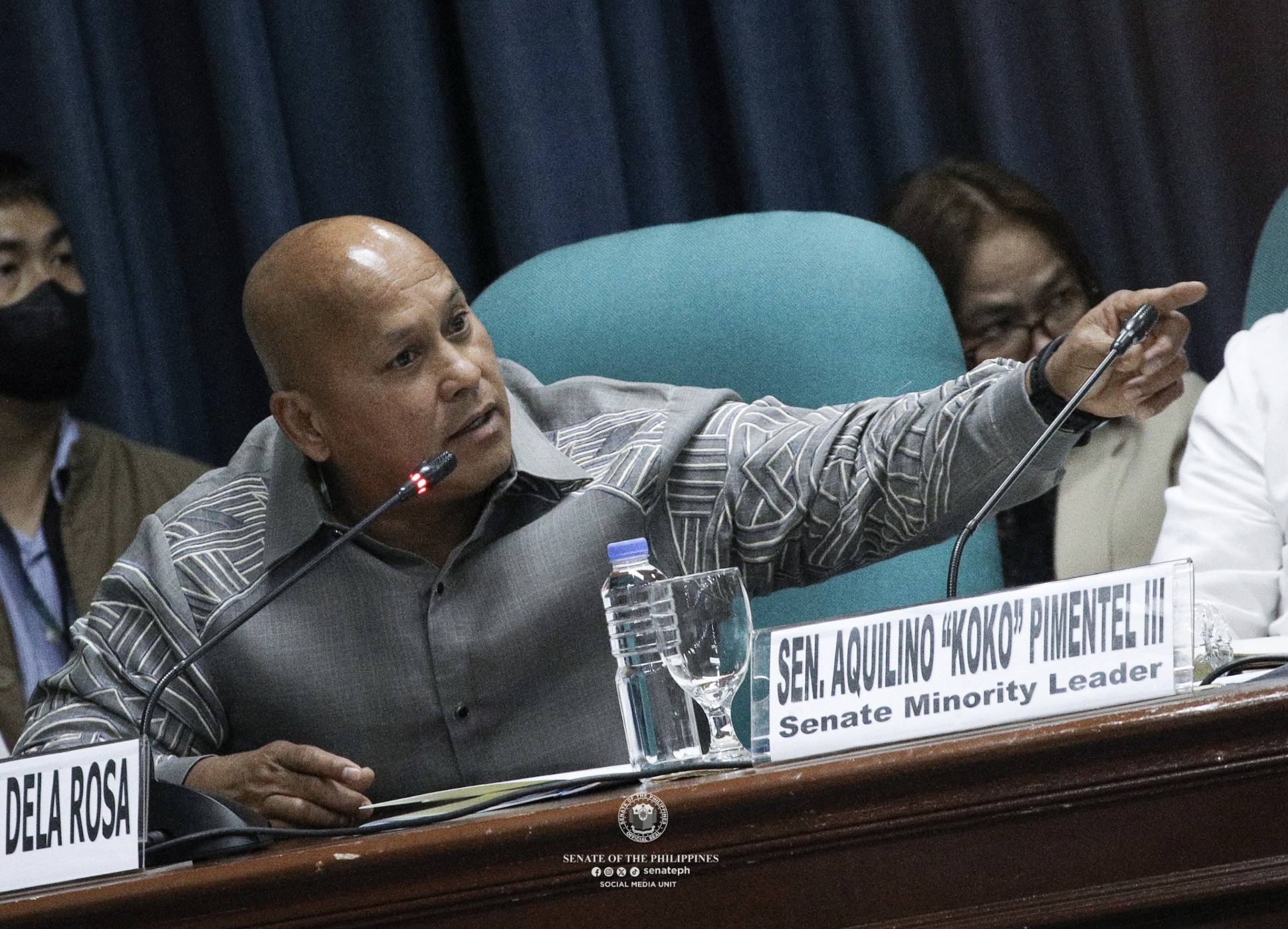 Senator Bato dela Rosa on Thursday said someone introducing themselves as part of the International Crime Court (ICC) contacted his office, which he said he ignored.