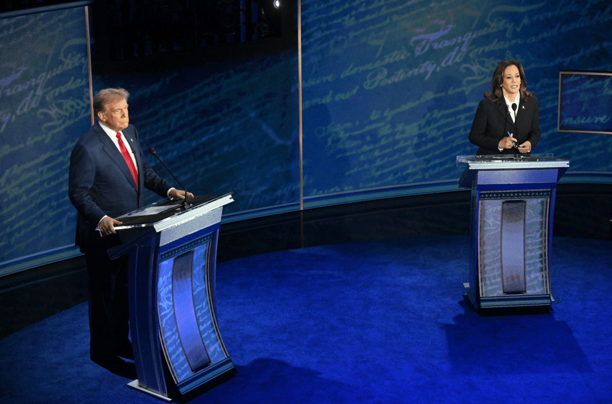 Donald Trump and Kamala Harris meet in high-stakes debate