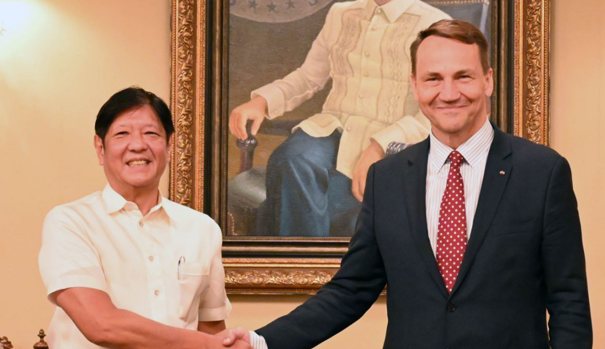 President Ferdinand Marcos Jr. meets with visiting Polish Foreign Minister Radoslaw Sikorski 