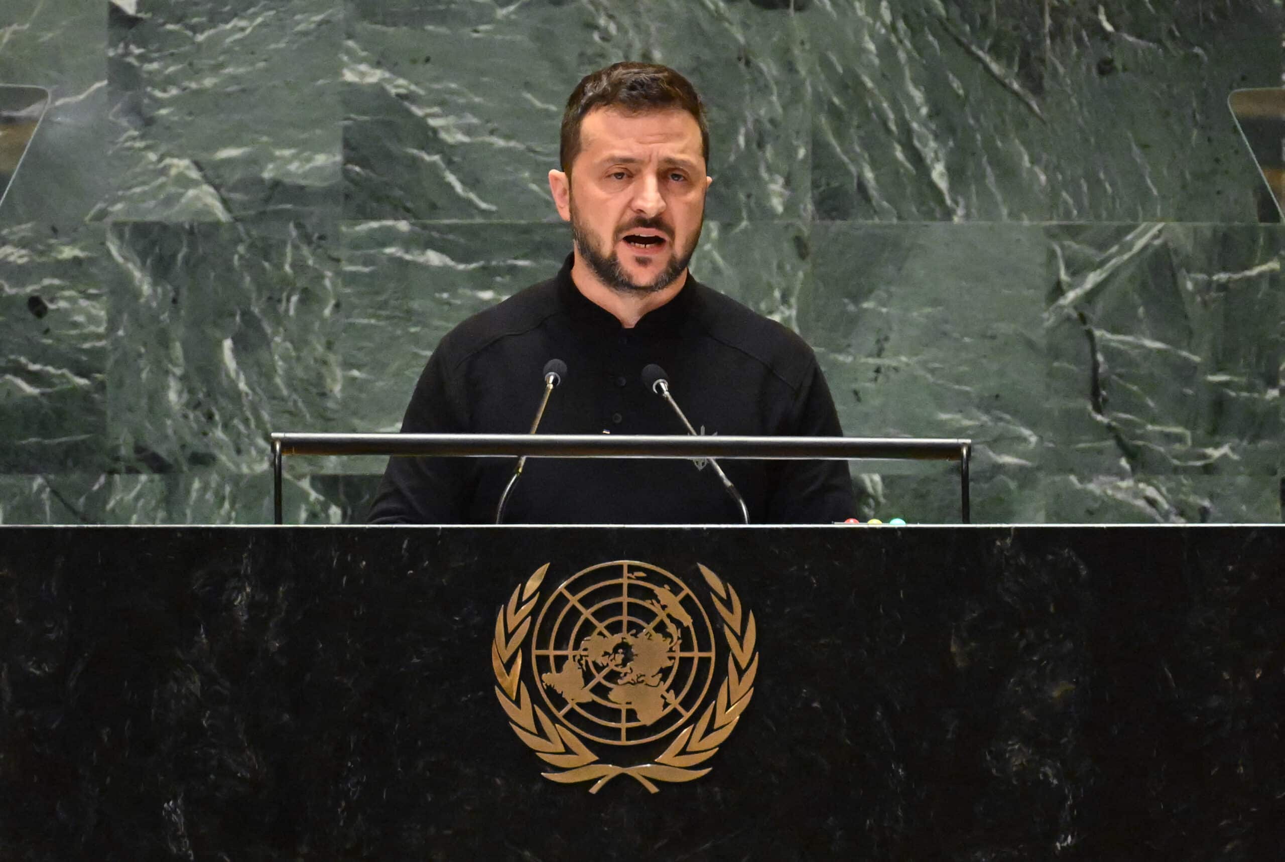 Zelensky alleges Russian plot on nuclear plants in defiant UN address