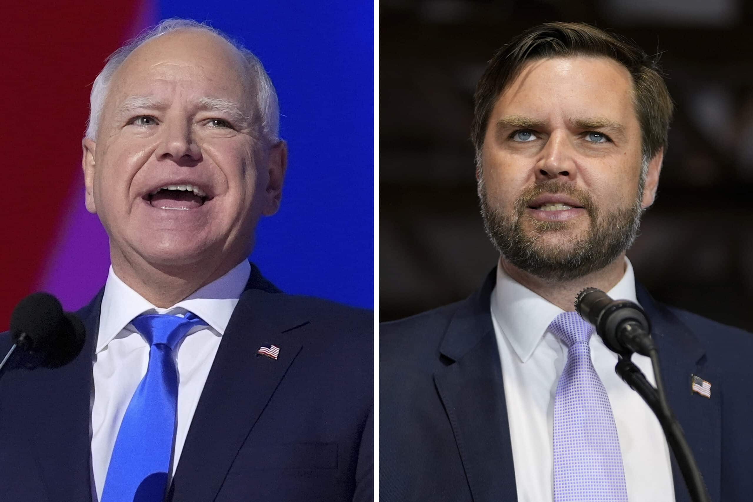 Tim Walz, JD Vance meet in their first and possibly only VP debate