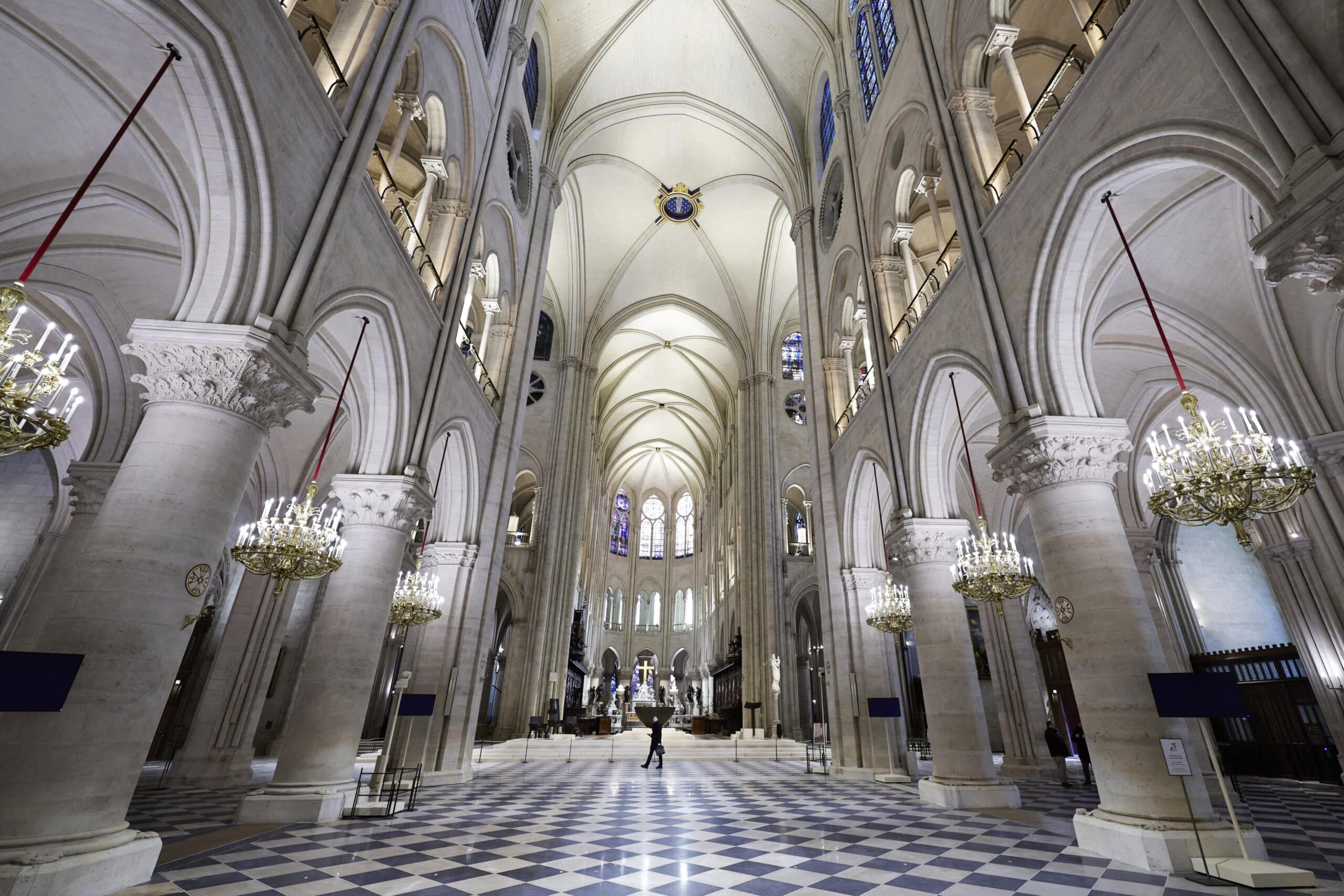 Notre Dame de Paris unveils new interior 5 years after disastrous fire