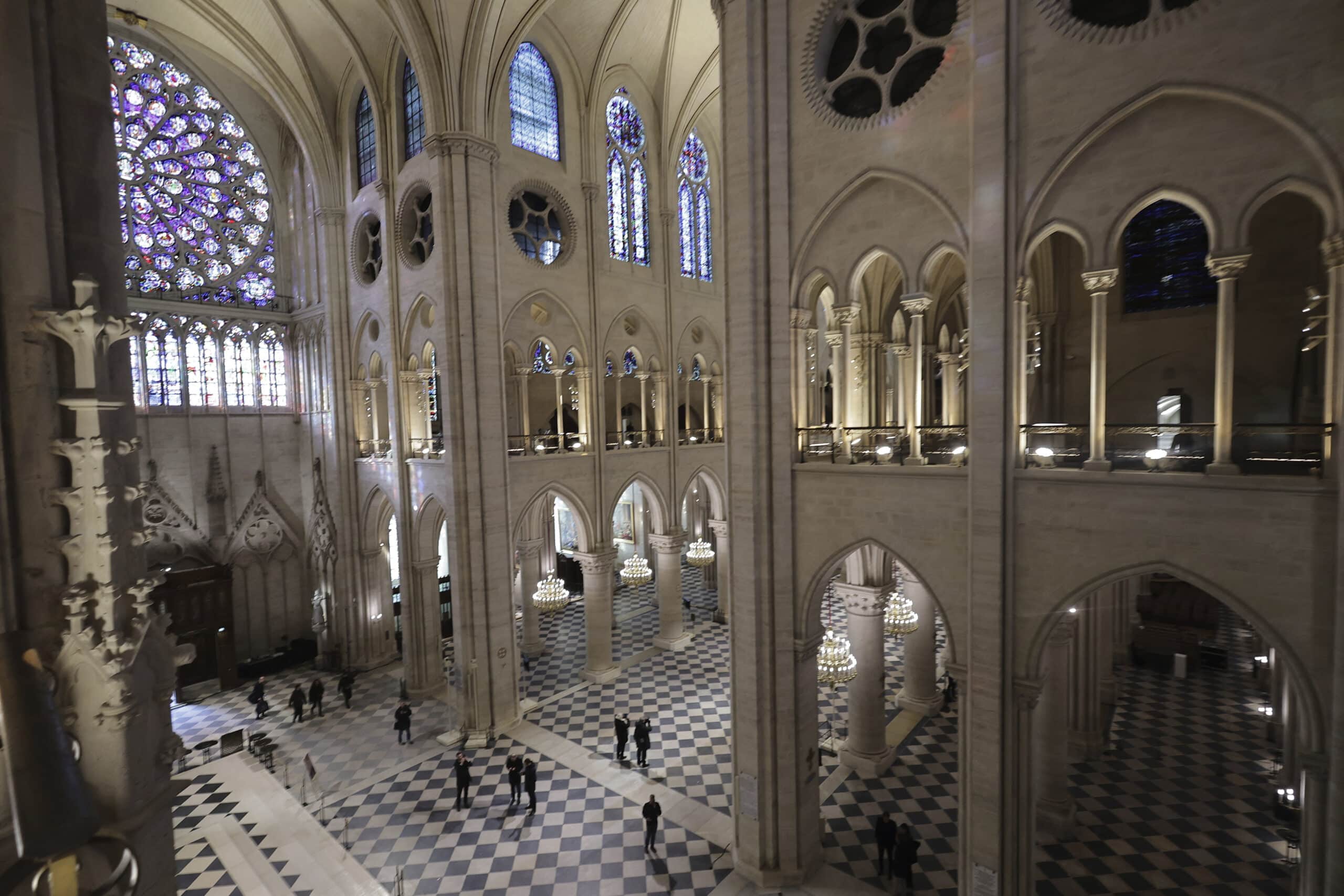 Notre Dame de Paris unveils new interior 5 years after disastrous fire