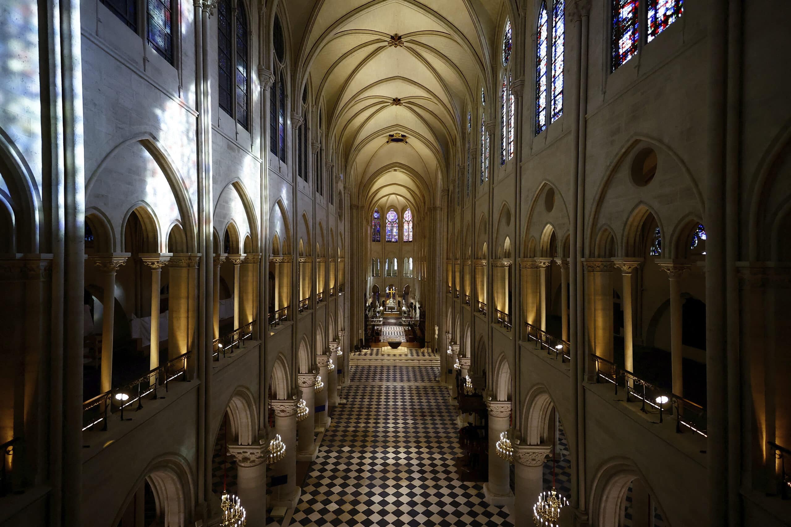 Notre Dame de Paris unveils new interior 5 years after disastrous fire