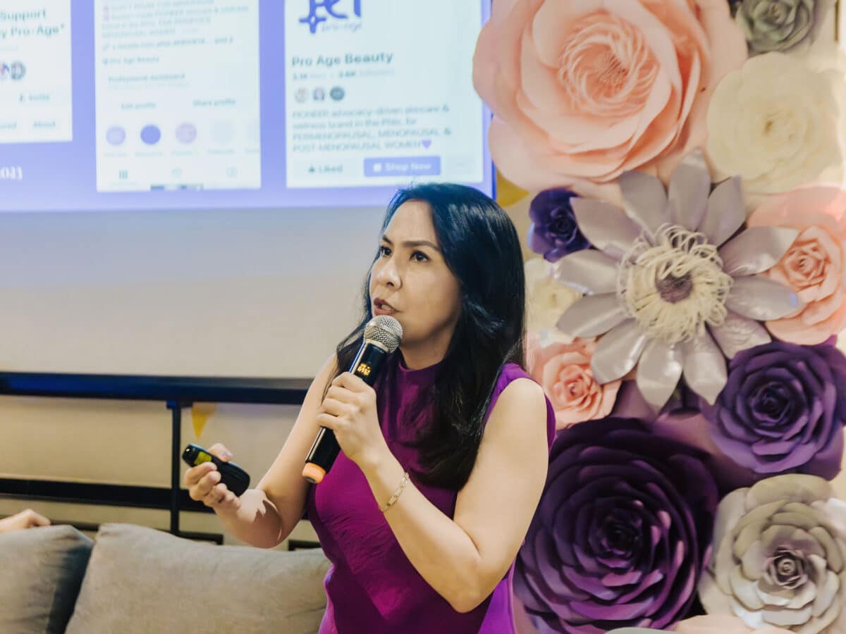 Claudine Viquiera, founder of ProAge and advocate for menopause, talks about her vision, mission, and the products and support group she created for women going through Menopause.