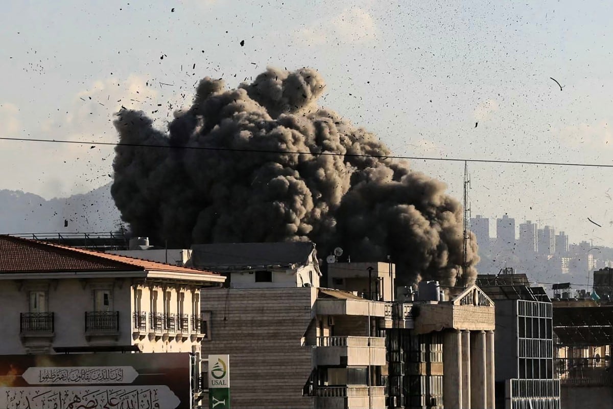 Israel pummels south Beirut as Hezbollah targets Haifa area