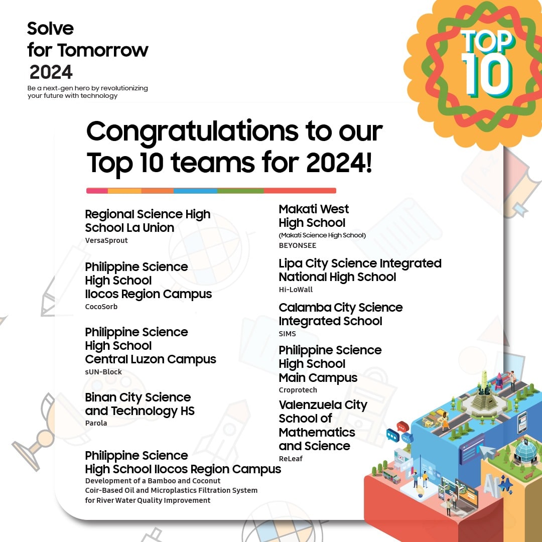 Samsung Philippines Solve for Tomorrow 2024