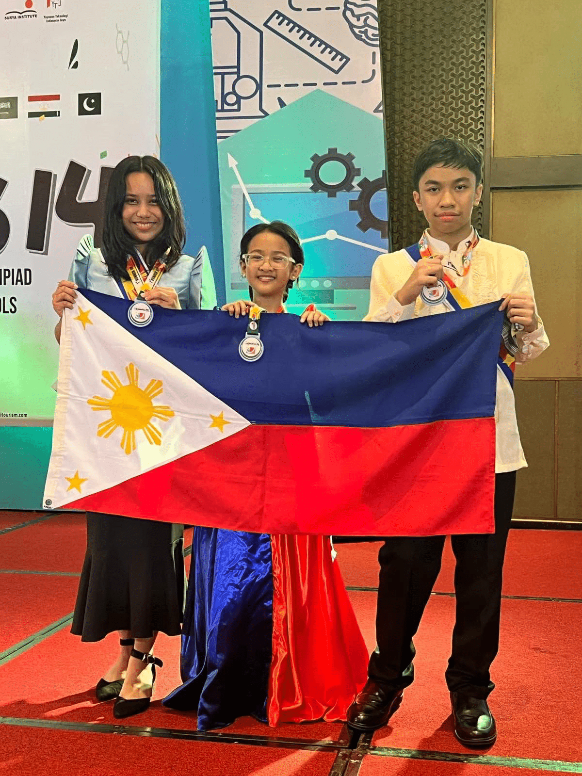 Filipino students bag 12 medals in Asian math, science olympiad