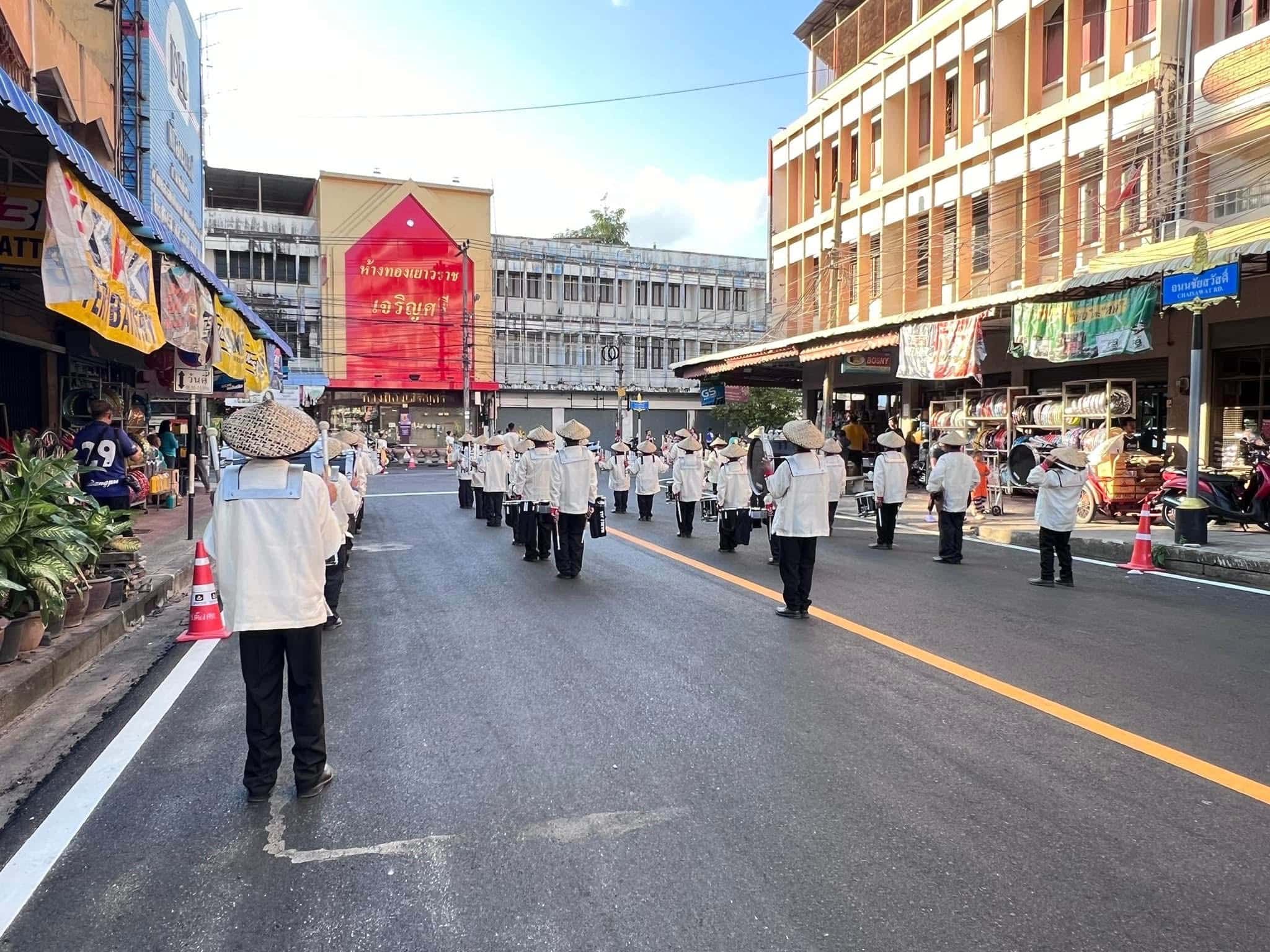 The drum and lyre corps wins first place in the marching street parade category. (Photo courtesy of Liberty Valderrama)