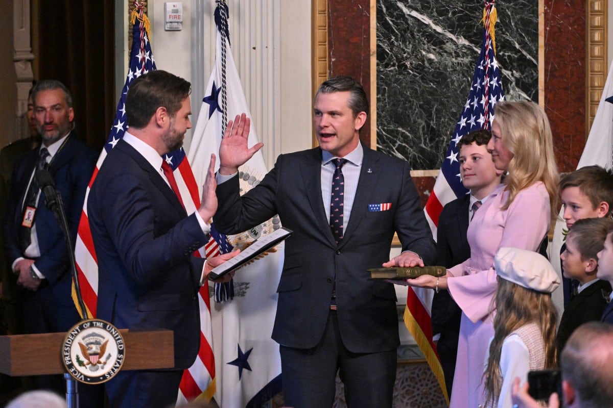 Hegseth sworn in as US defense secretary