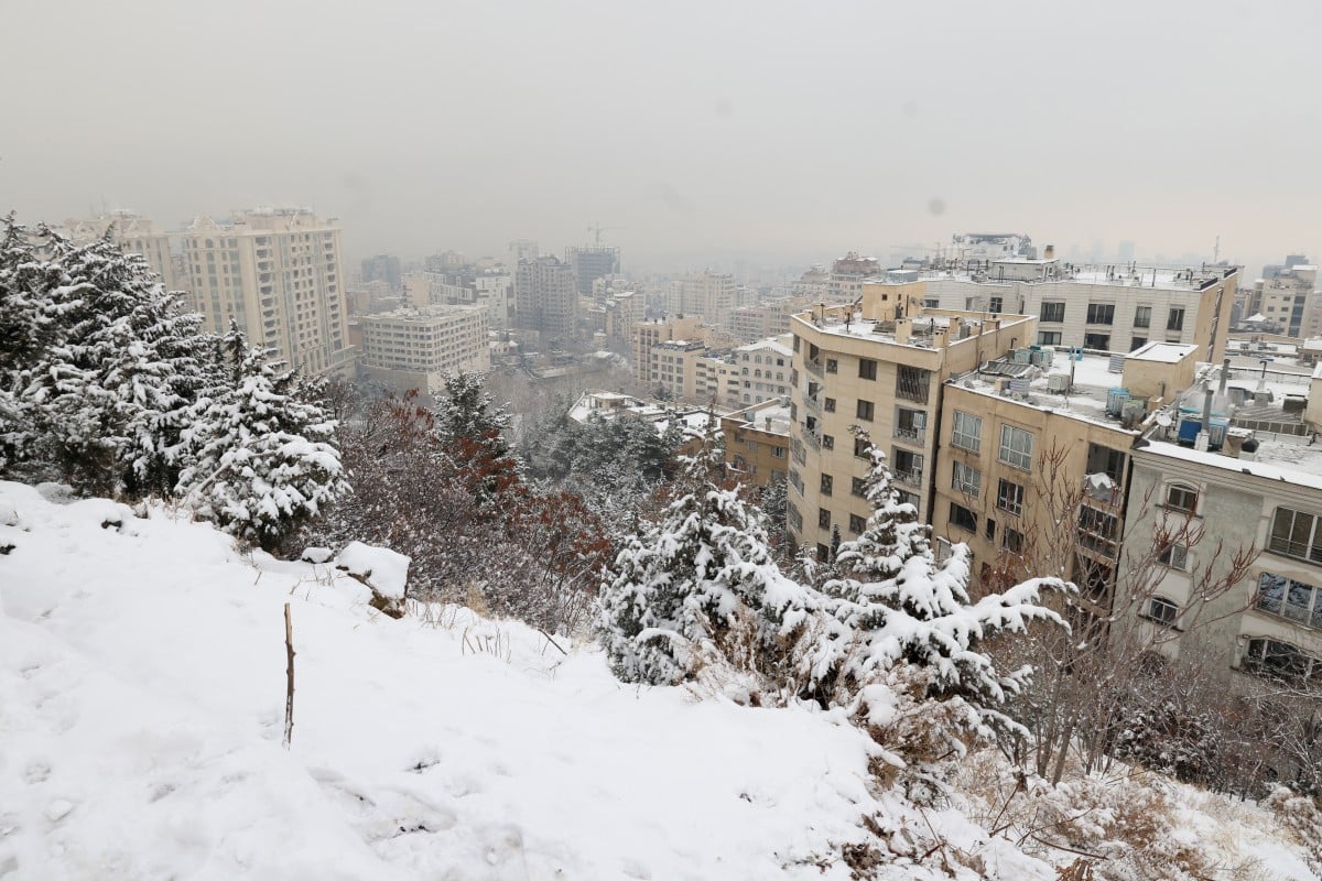 Iranian schools and offices shut as cold snap bites