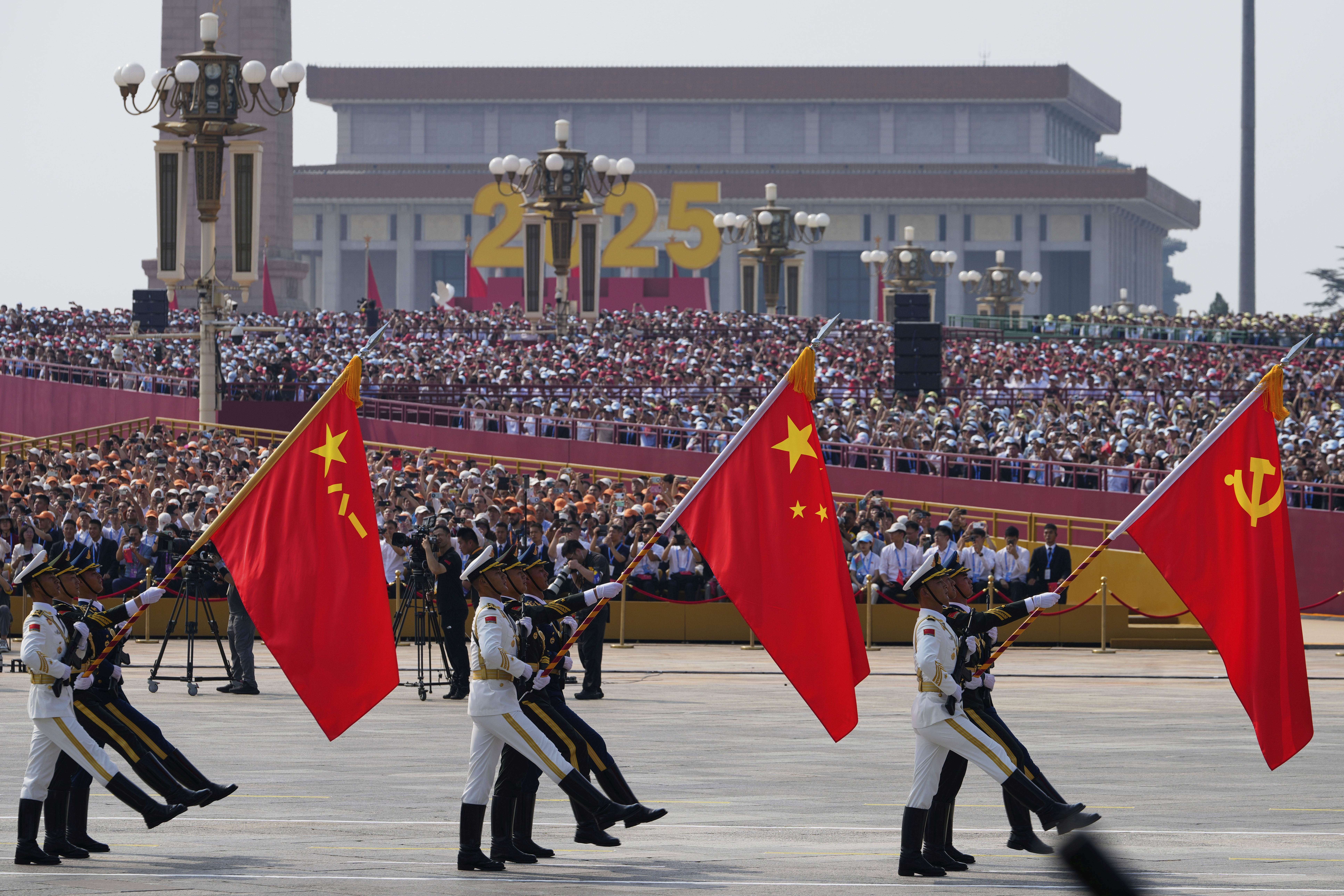 LOOK: Weapons, military units on display in China's major parade