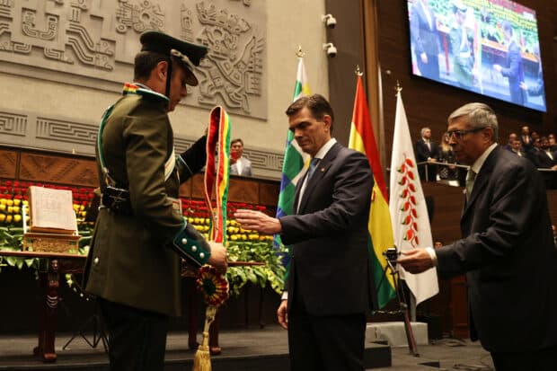 Rodrigo Paz sworn in as Bolivia's new president