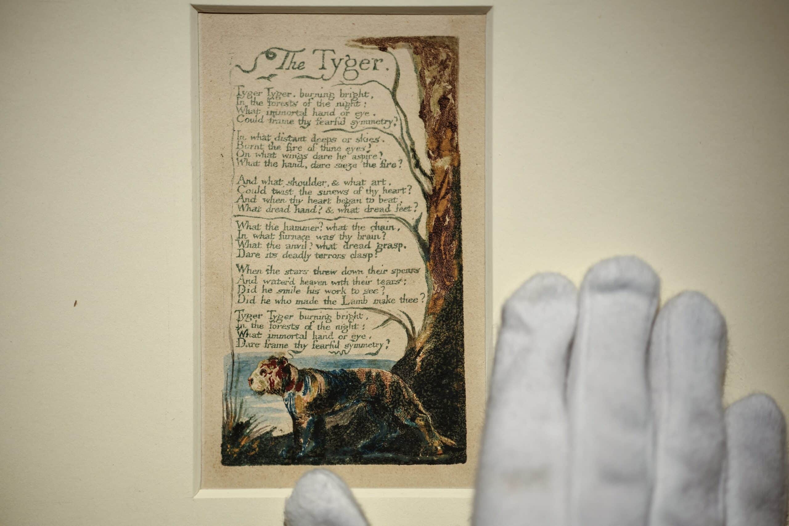 Print of Blake ‘Tyger’ poem blazes path to auction record