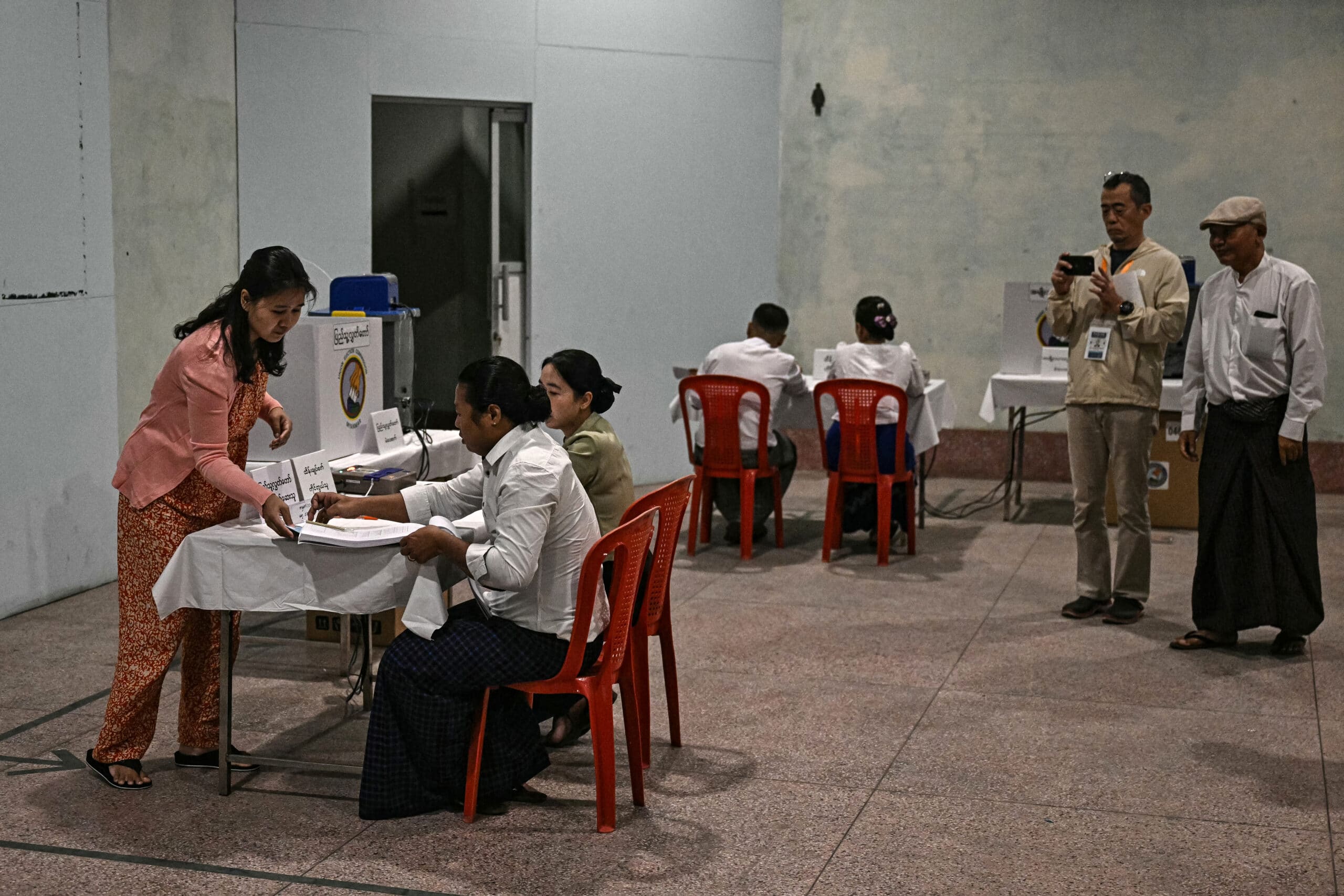 Myanmar junta stages election after five years of civil war