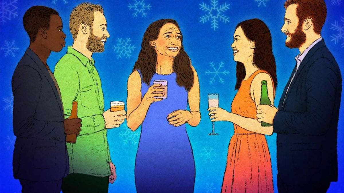 Office holiday parties can stress out introverts