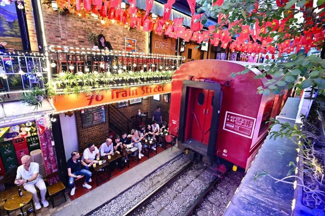 Vietnam plans to halt trains through Hanoi’s ‘railway cafe street’