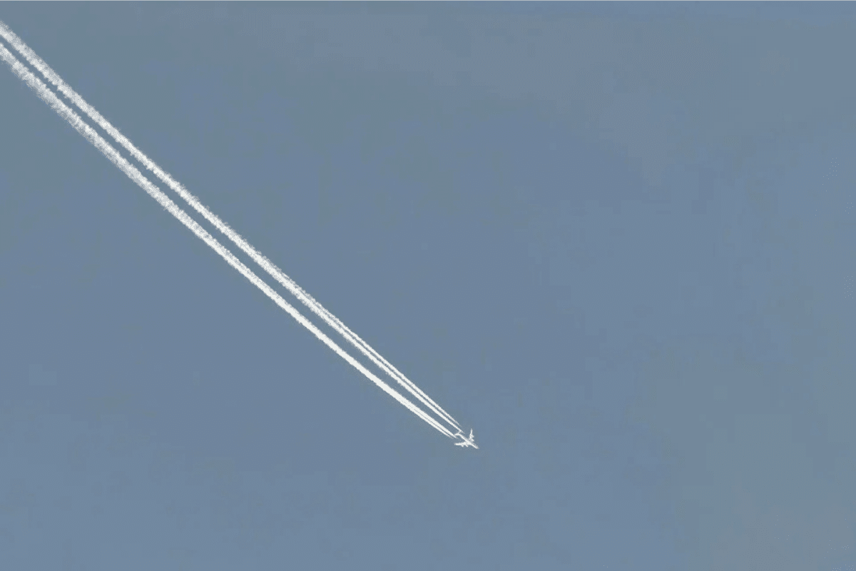How airplane streaks in the sky supercharge global warming