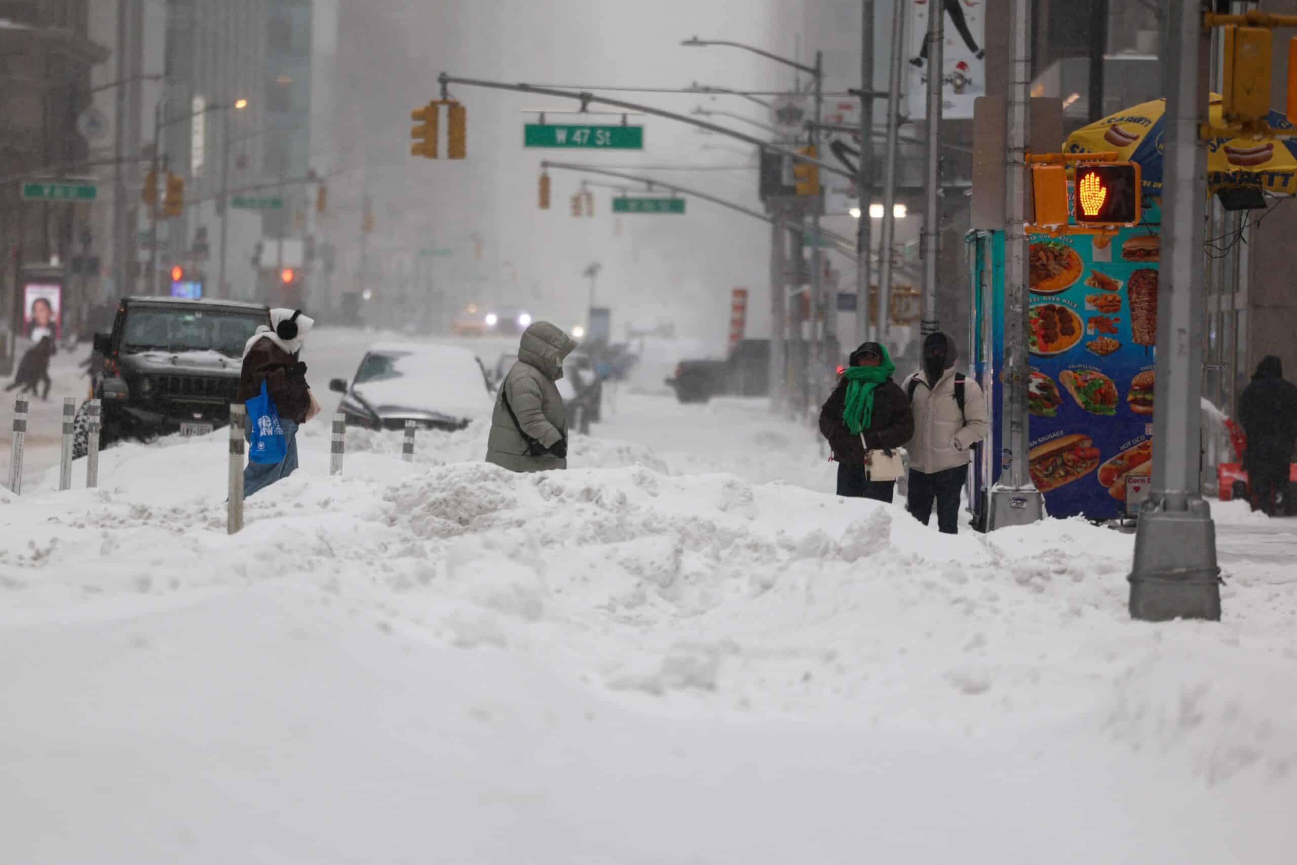 Historic winter storm pounds US from south to northeast